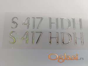Setra S 417 HDH stiker oznaka za autbous